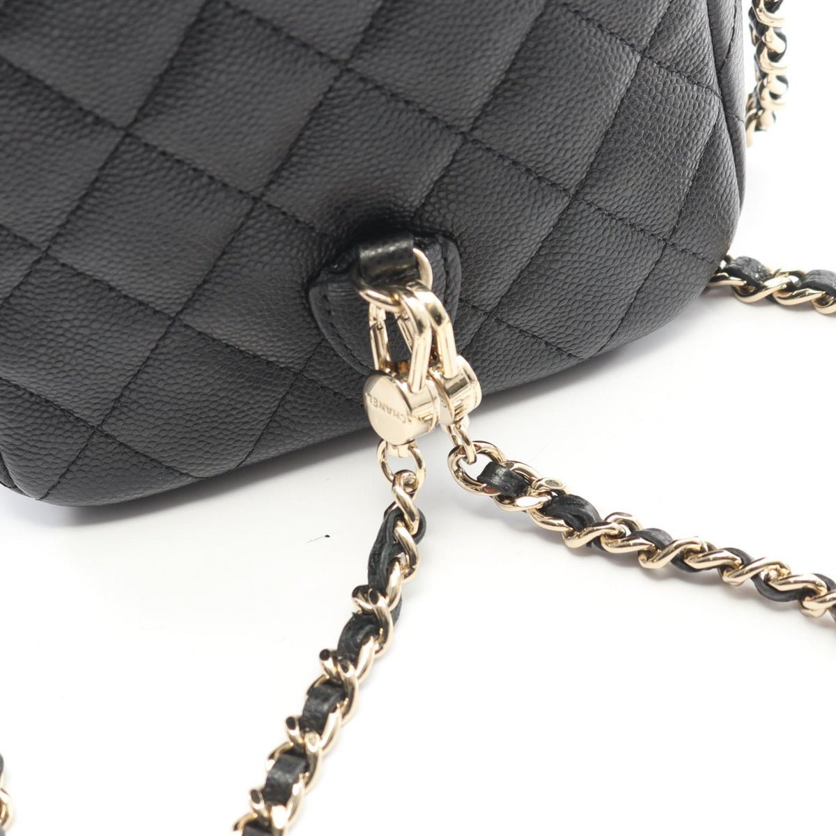 CHANEL Matelassé Caviar Skin Backpack