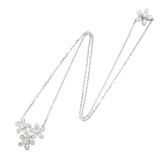 Van Cleef & Arpels Diamond Necklace Silver