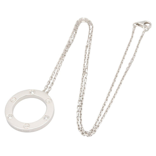 CARTIER Love Circle Necklace K18WG