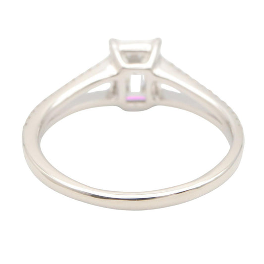 JEWELRY Diamond K18 White Gold Ring Size JP 11