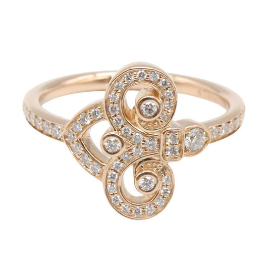 TIFFANY&CO Fleur-de-lis Diamond K18PG Ring Size JP 12