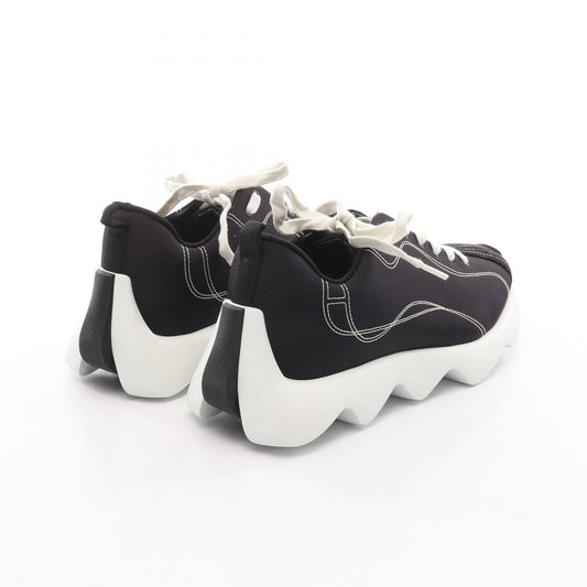 HERMES Envol Suede Fabric Sneakers Black Size EU 40