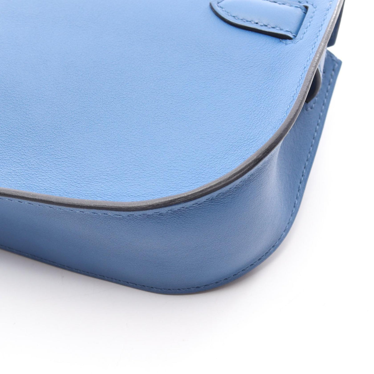 HERMES Jypsiere Mini Veau Swift Bag, Blue