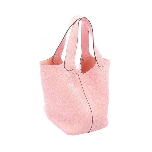 HERMES Picotin Lock PM Rose Handbag Pink