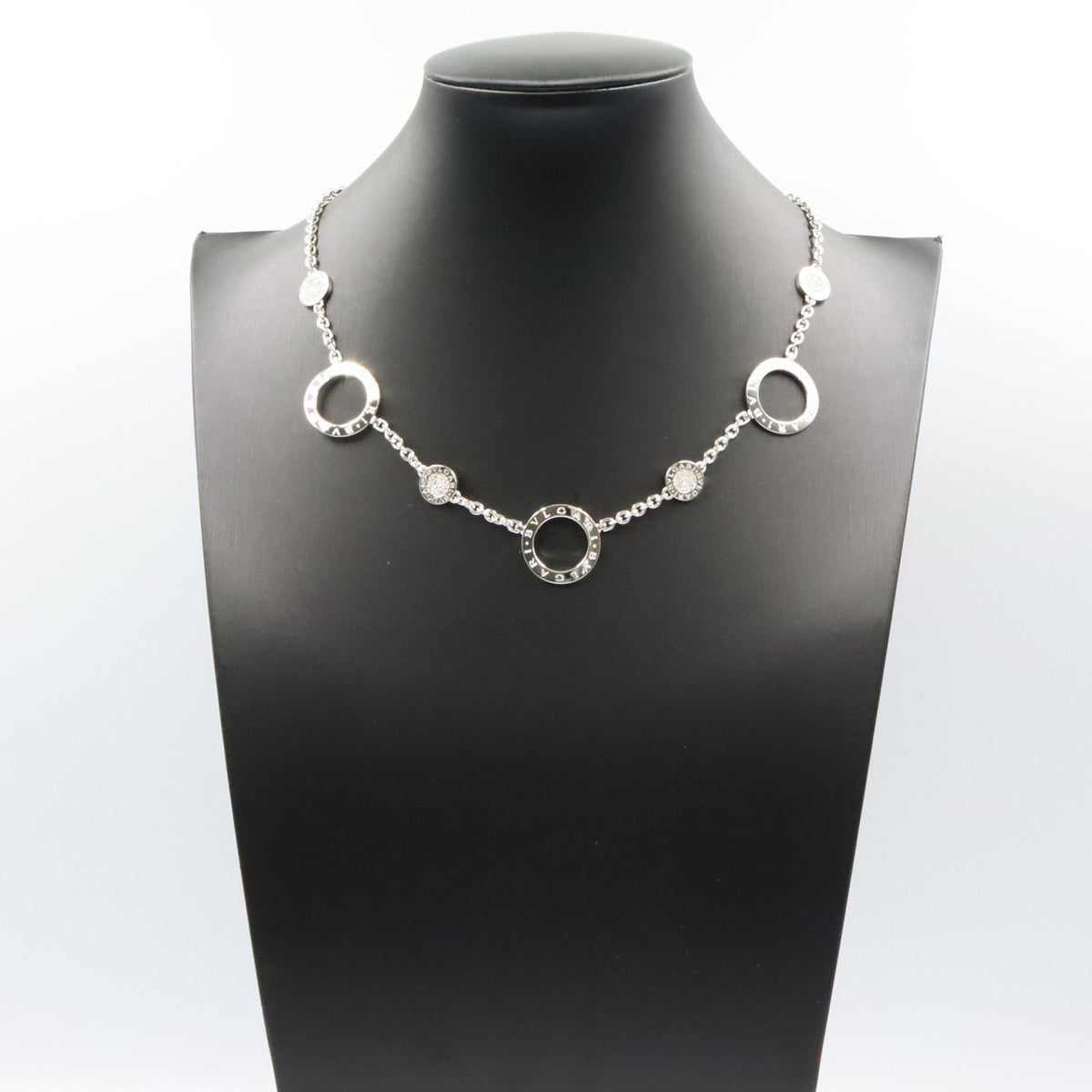 BVLGARI Risortoir Diamond White Gold Necklace
