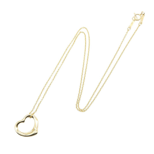 TIFFANY&CO Small Open Heart Gold Necklace