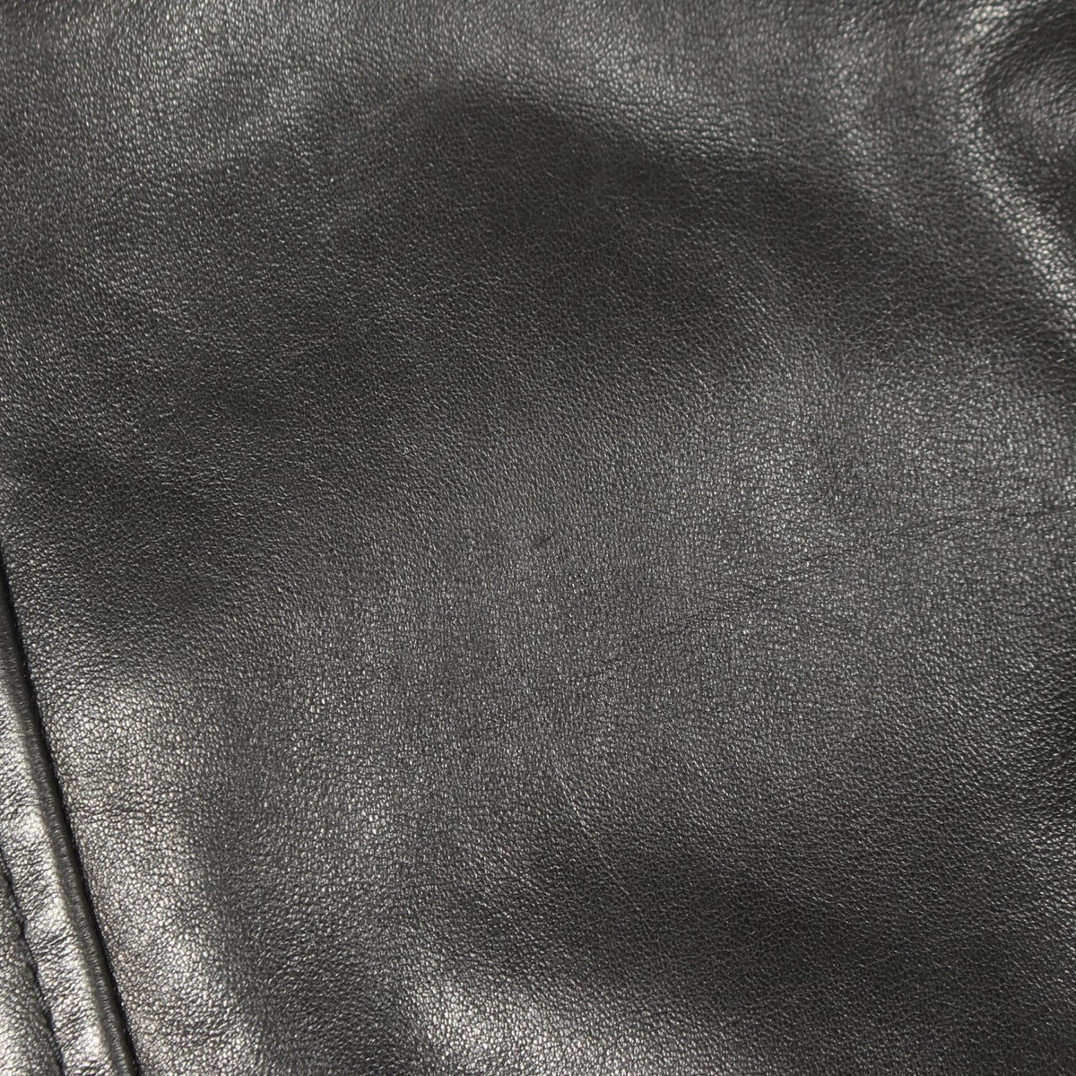 DOLCE & GABBANA Leather Jacket Black Size 50