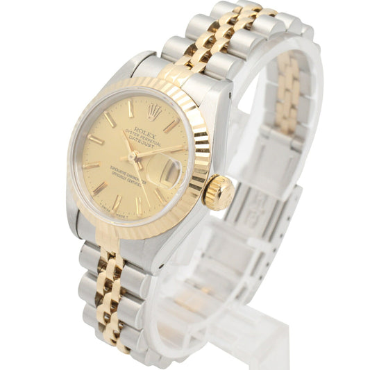 ROLEX Datejust K18 Stainless Bar Watch