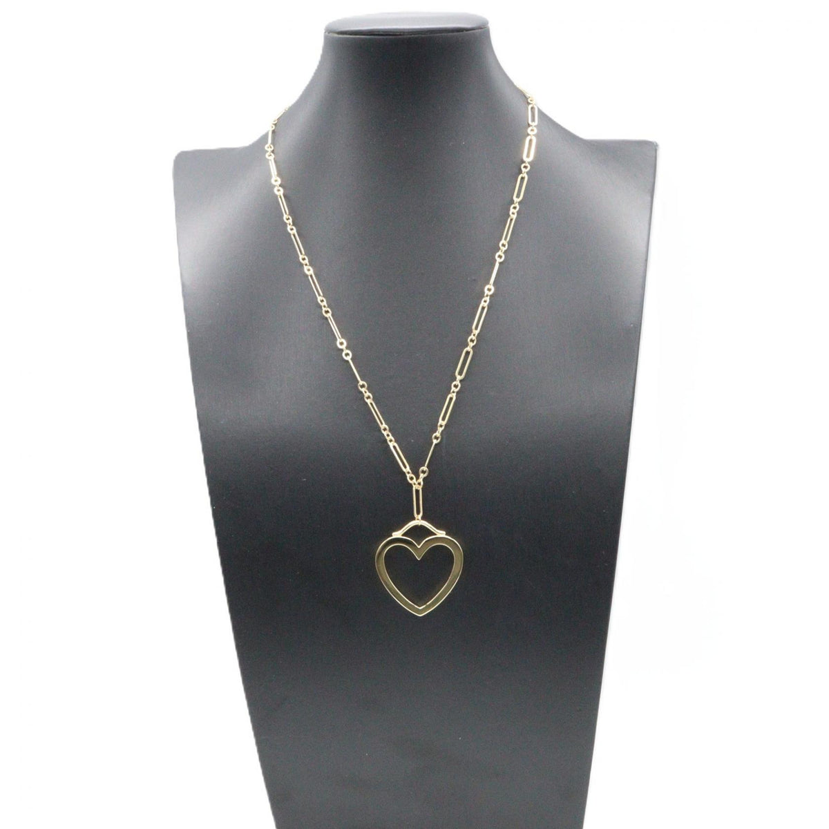 TIFFANY&CO Open Heart K18 Gold Necklace