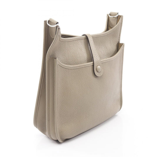 HERMES Evelyne III PM Shoulder Bag Green