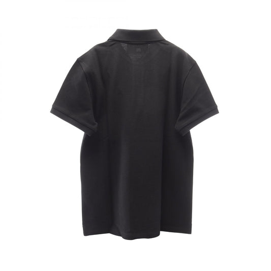 AMI Logo Cotton Polo Shirt Black Size L