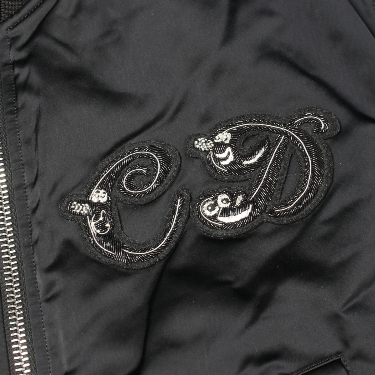 Dior x Kenny Scharf CD Logo Nylon Jacket Black Size 48