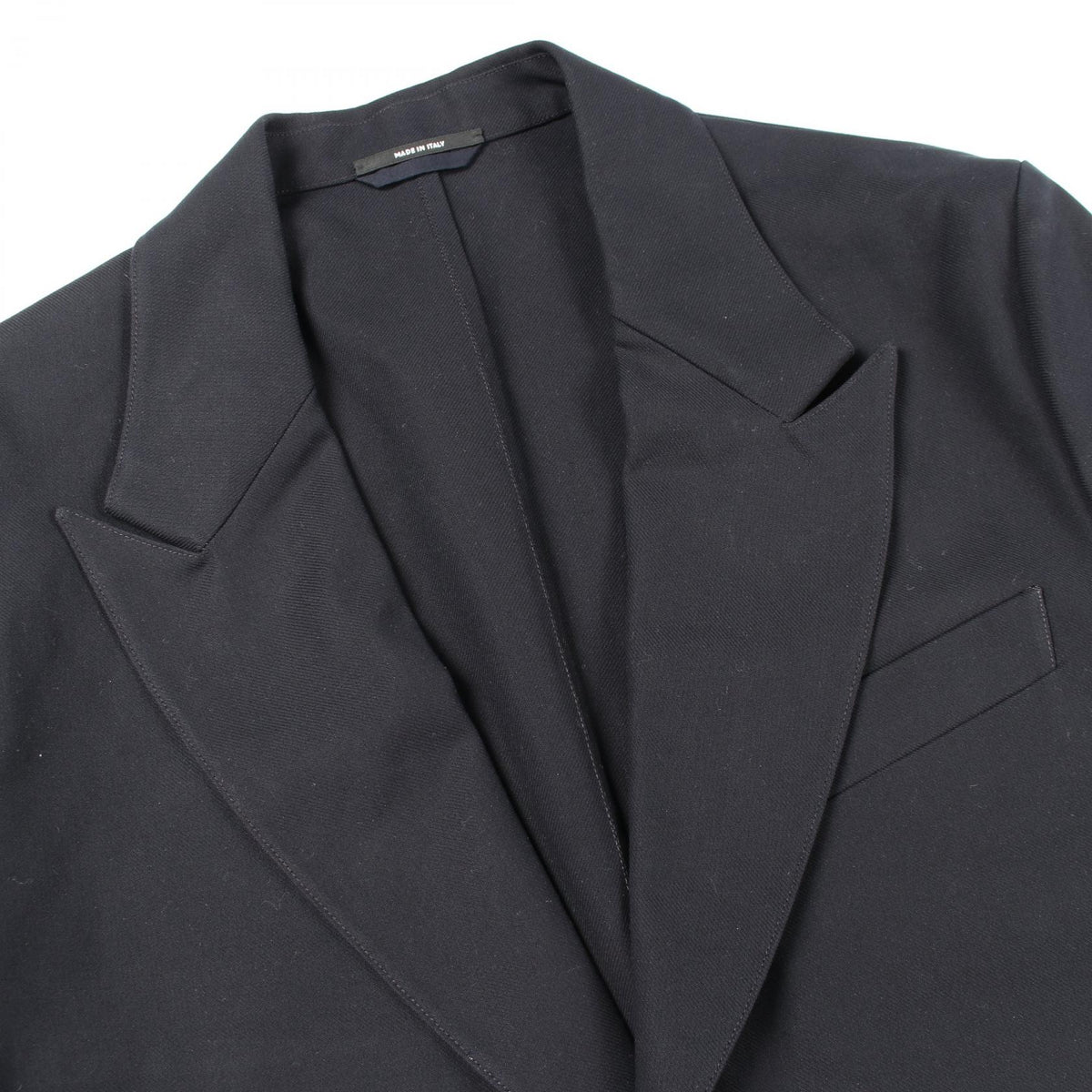 HERMES Navy Cotton Tailored Blazer Size 48