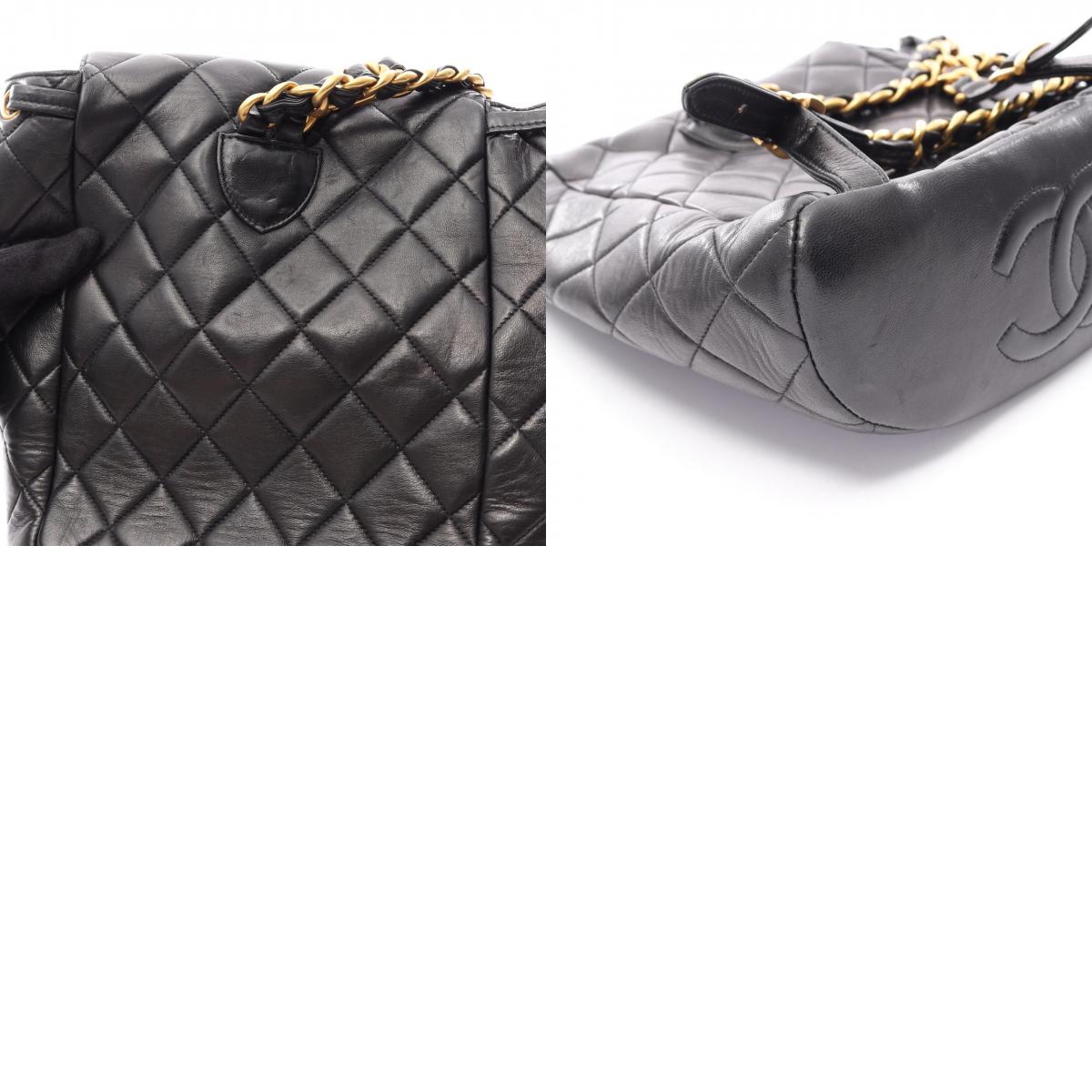 CHANEL Matelasse Turnlock Backpack Black