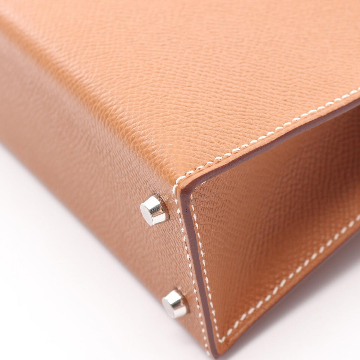 HERMES Mini Kelly 2 2WAY Veau Gold Bag