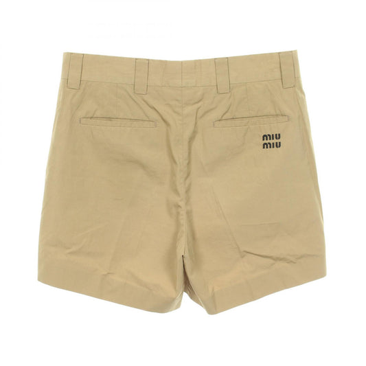 Miu Miu Cotton Poplin Bermuda Shorts Size 38