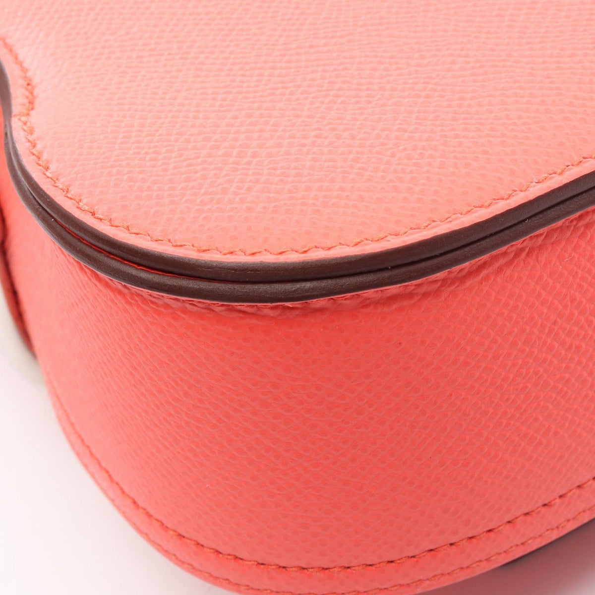 HERMES Della Cavalleria Mini Epsom Red Shoulder Bag