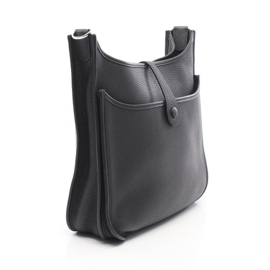 HERMES Evelyne 3 PM Taurillon Bag Black