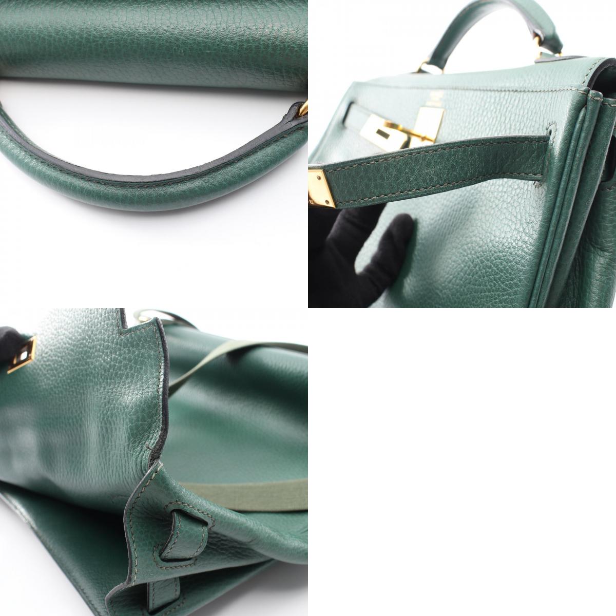 HERMES Kelly Ad GM Leather Backpack