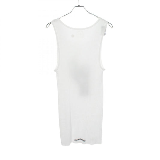 CHROME HEARTS Richard Stark Rib Tank Top White Size L