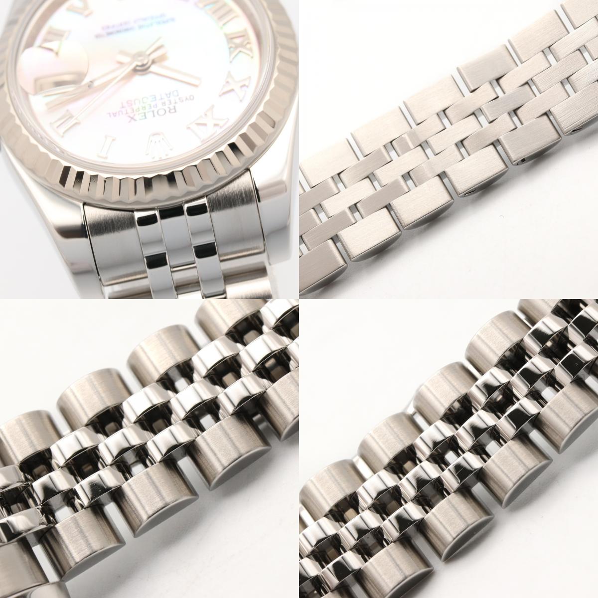 ROLEX Datejust K18WG Pink Jubilee Watch