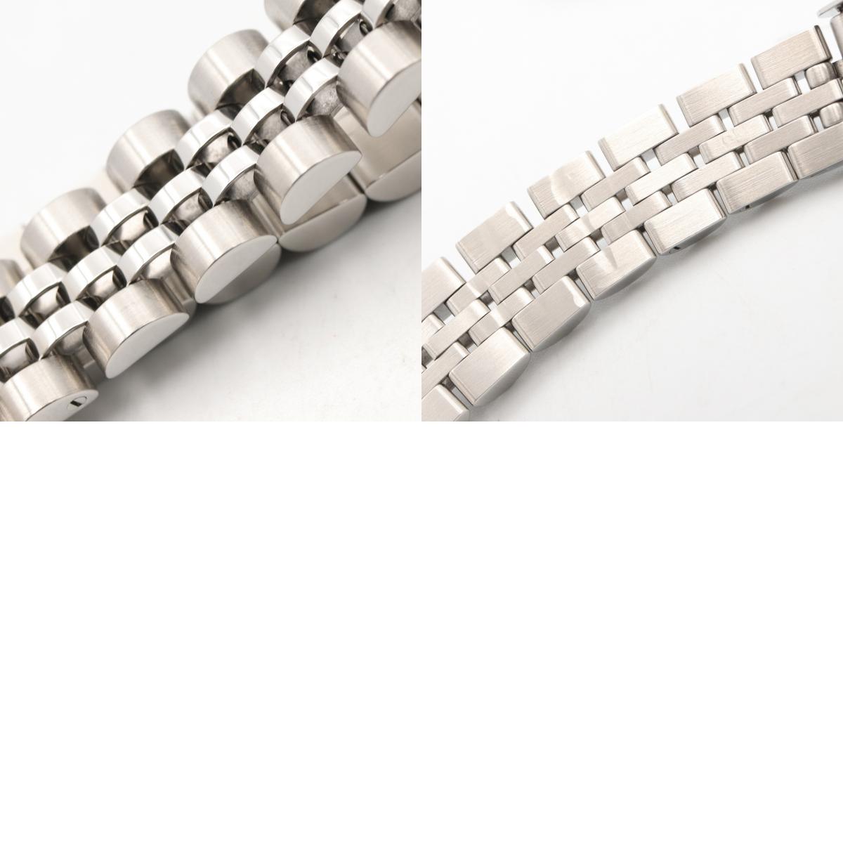 ROLEX Datejust K18WG SS Roman Watch White
