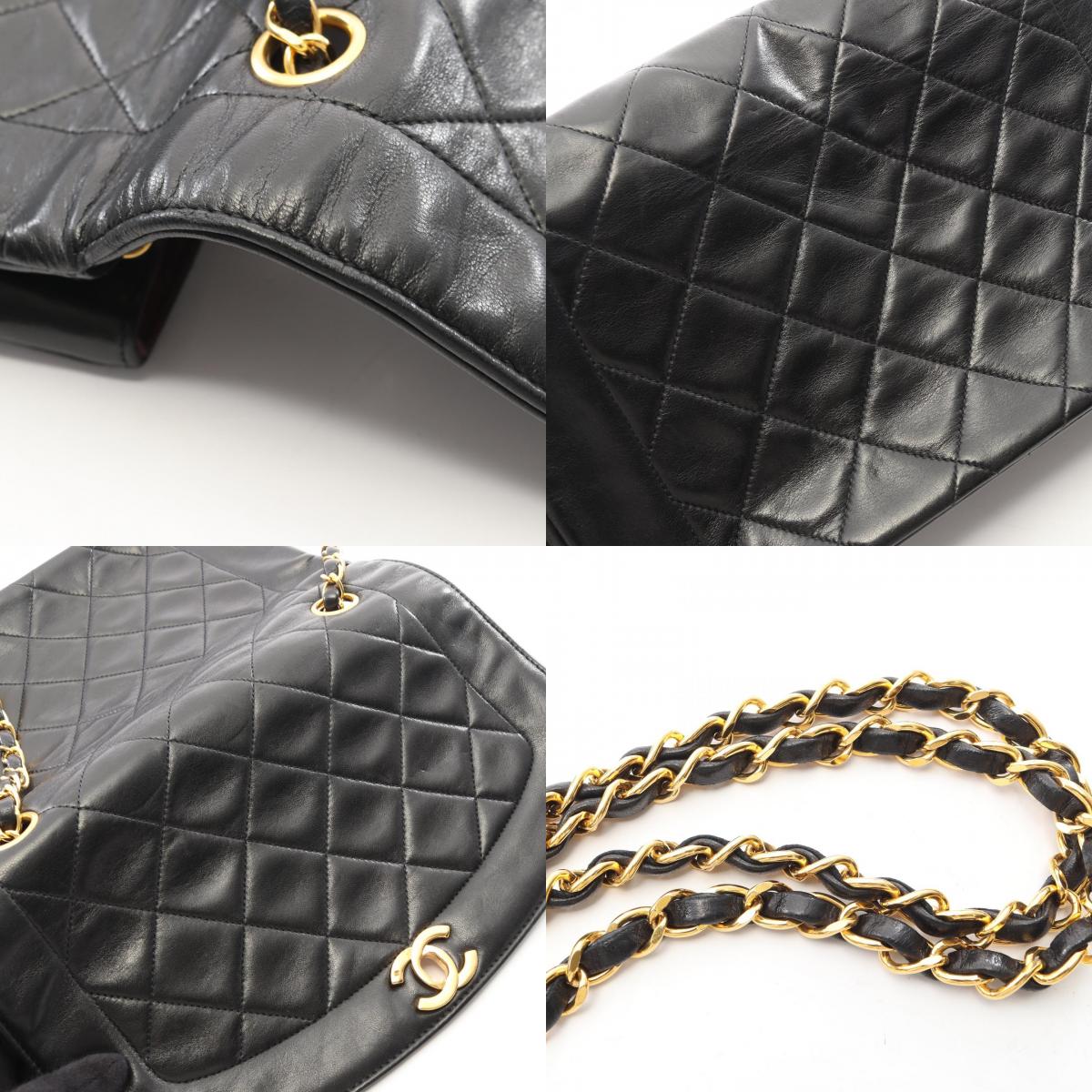 CHANEL Matelassé Diana Flap Bag Black