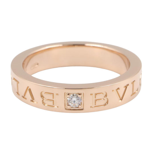 BVLGARI B-zero1 Essential 1PD K18PG Diamond Ring Size JP 11