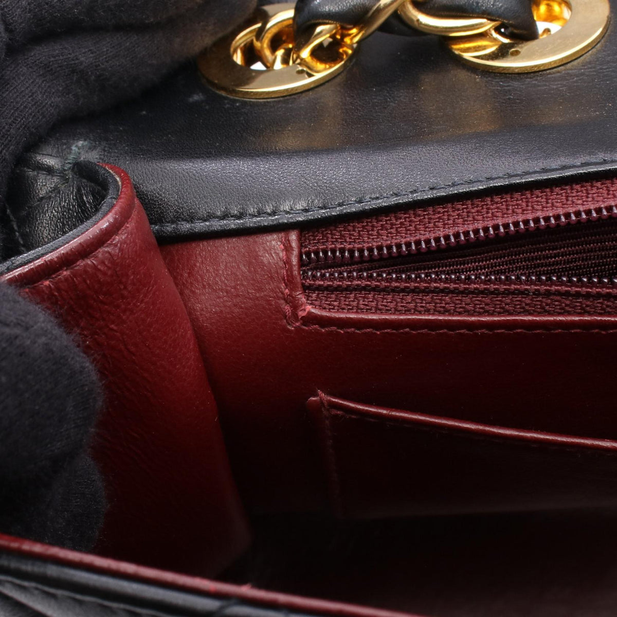 CHANEL Matelasse 34 Lambskin Bag Black