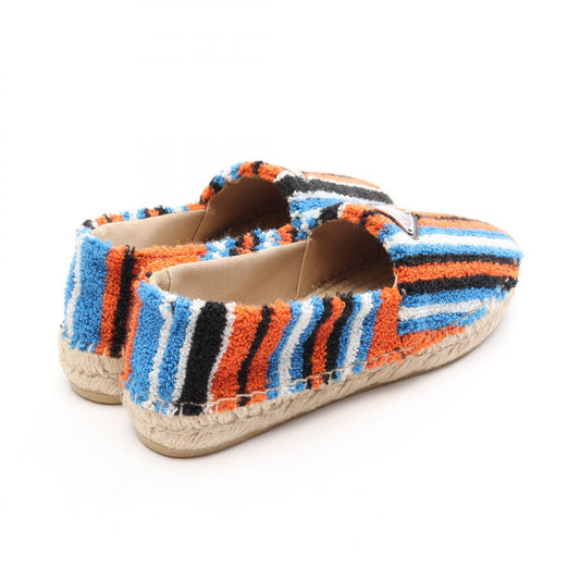 PRADA 22SS Multi Terry Cloth Espadrille Slip-Ons Size 36