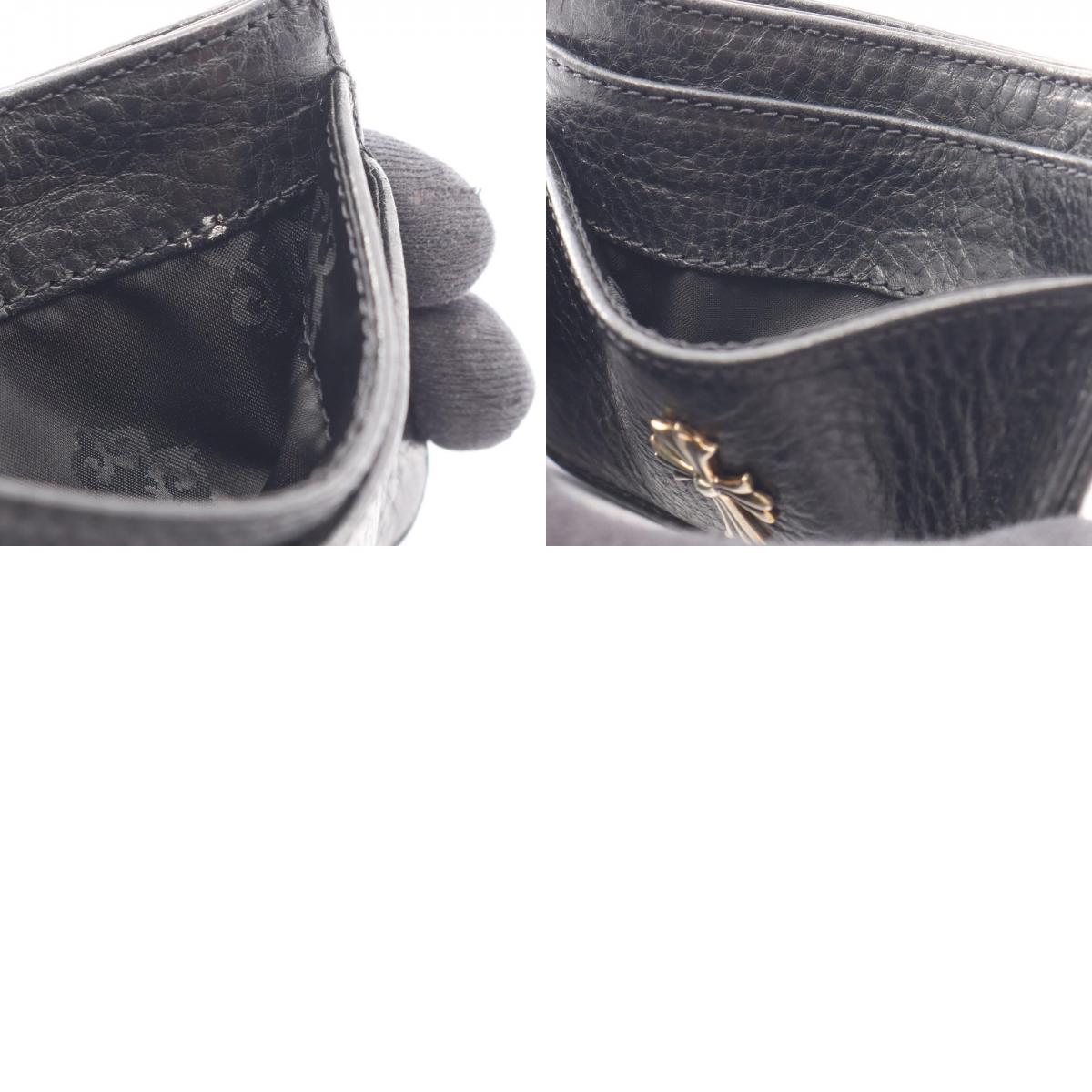 CHROME HEARTS CH Cross Leather Card Holder Card Case