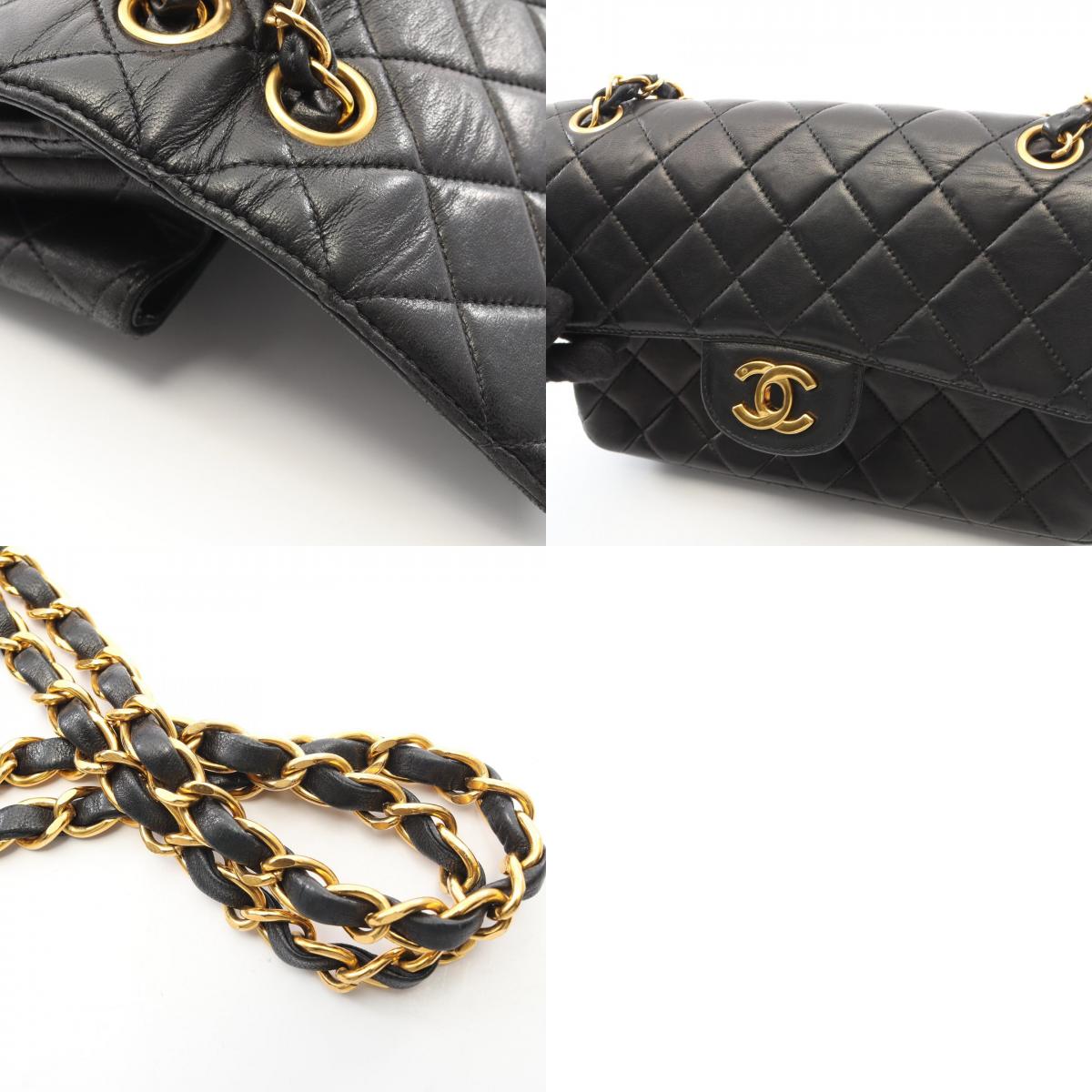 CHANEL Matelasse Double Face Bag, Black