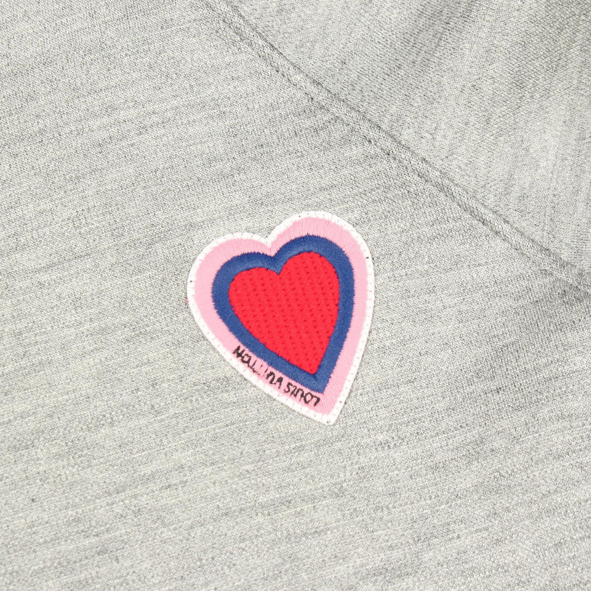 LOUIS VUITTON Heart Patch Rayon Jumpsuit Gray Size S