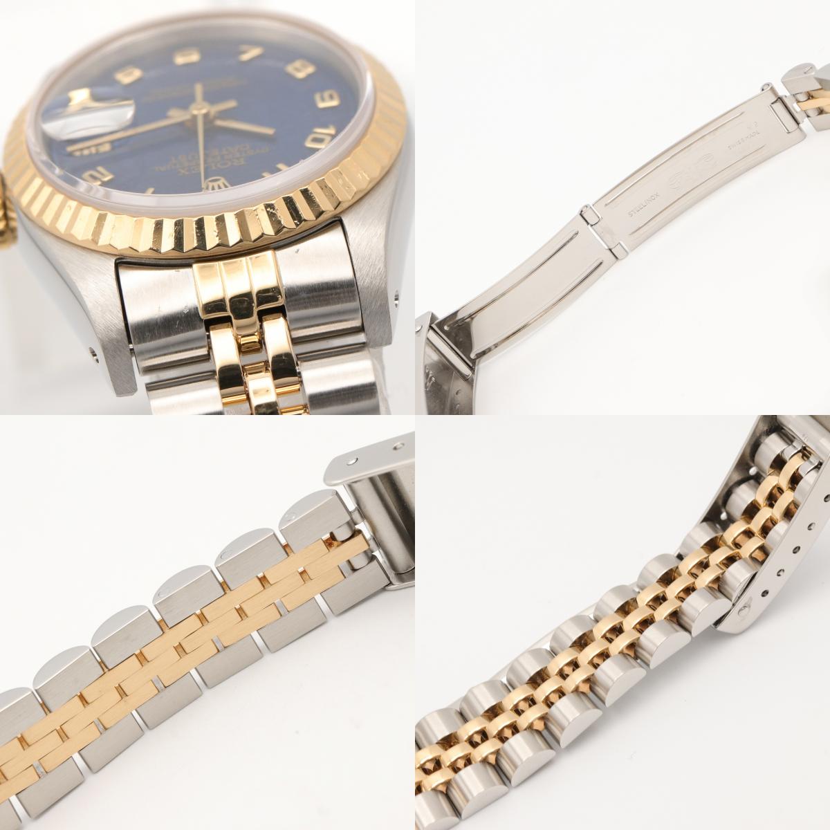 ROLEX Datejust R-Series Blue K18SS Watch
