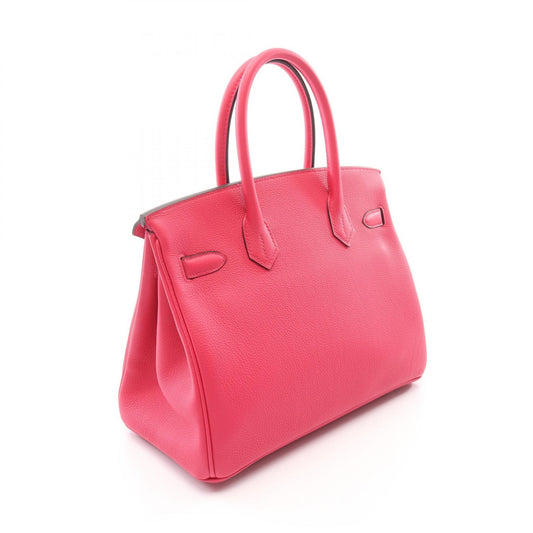 HERMES Birkin 30 Framboise Togo Bag