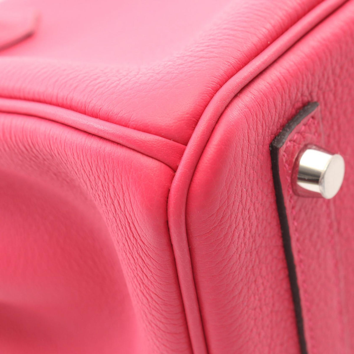 HERMES Birkin 30 Framboise Togo Bag