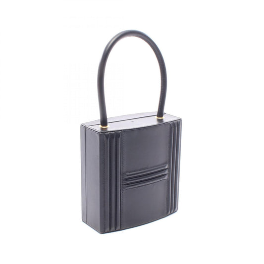 HERMES Cadena Kelly Black Box Calf Gold HW Handbag