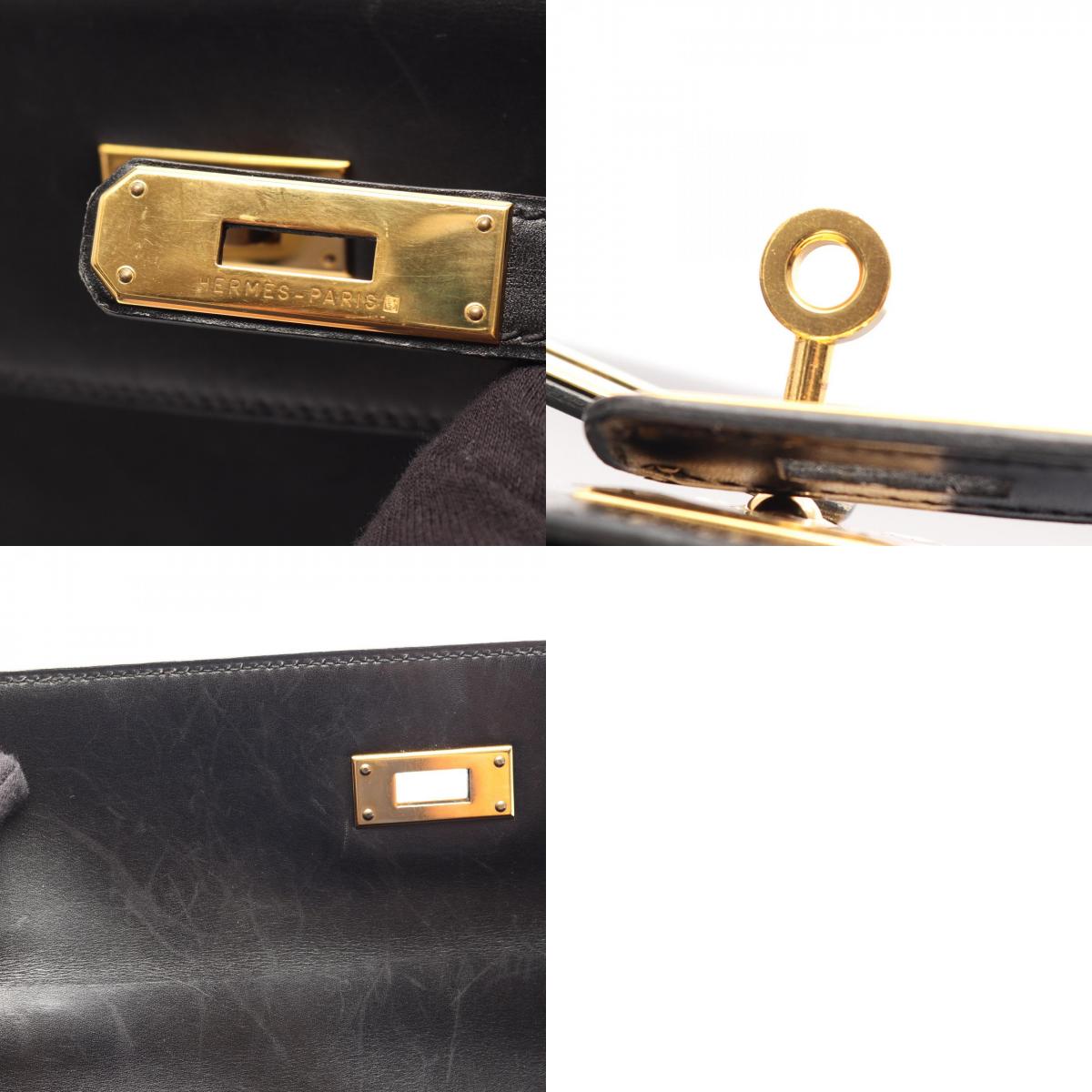 HERMES Kelly 32 Retourne Box Handle Bag