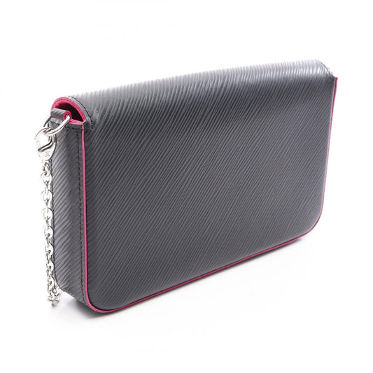 LOUIS VUITTON Pochette Bag Black/Pink