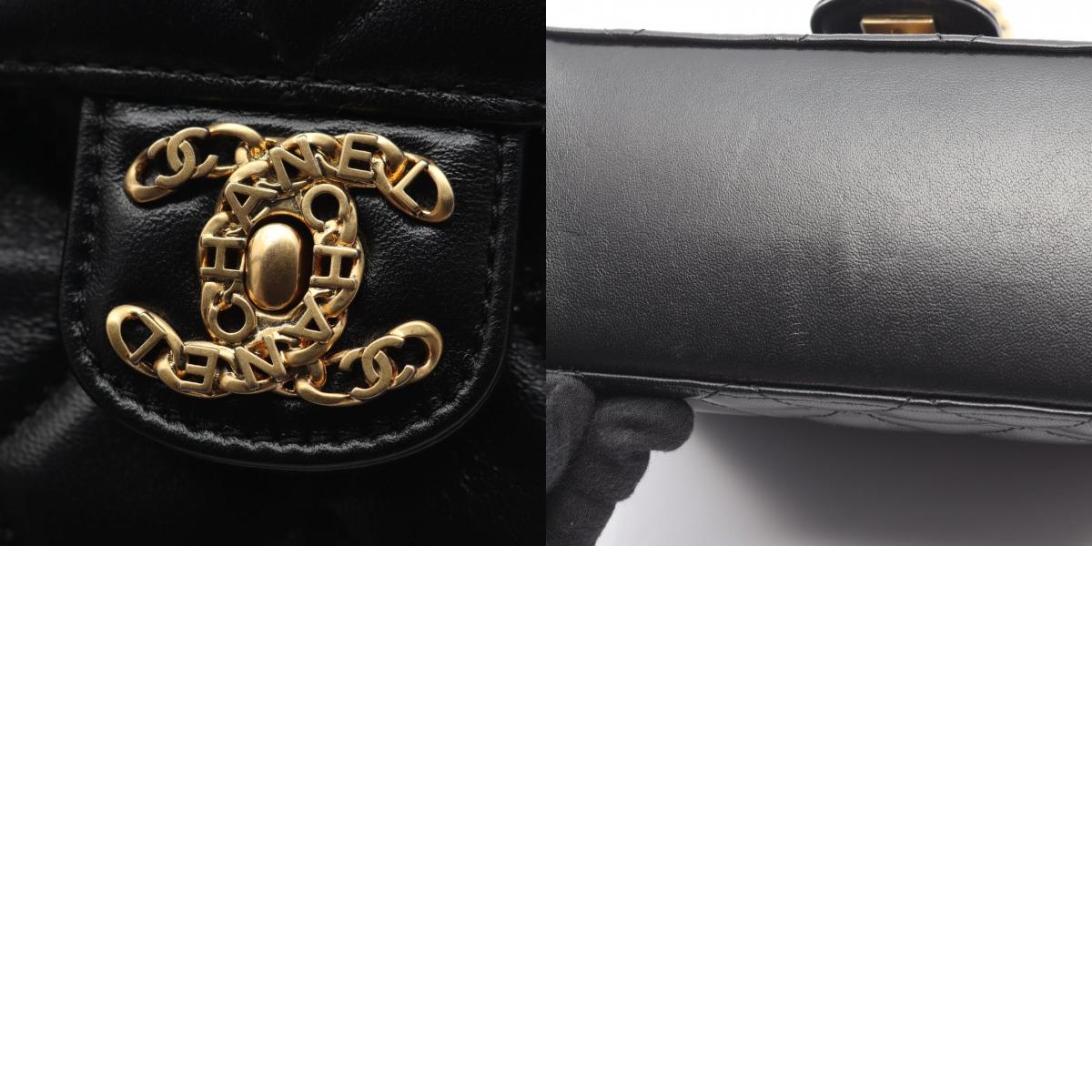 CHANEL Matelasse Lambskin Bag Black