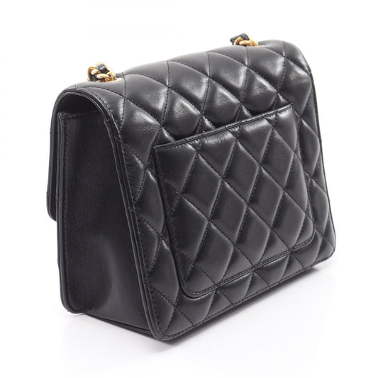 CHANEL Matelasse Lambskin Bag Black