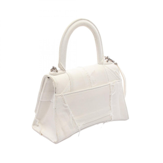BALENCIAGA Hourglass Small Handbag White