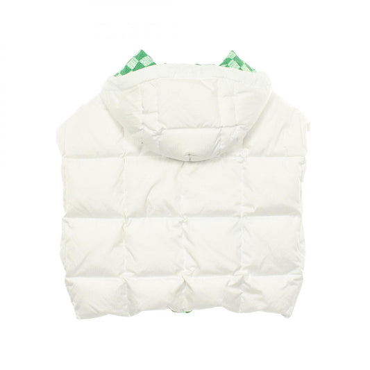 LOUIS VUITTON LV Match Hooded White Down Jacket Size 38