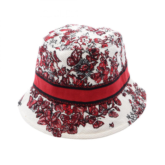 Dior D-Bobby Butterfly Cotton Bucket Hat Size 57