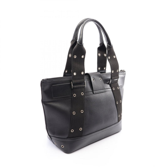 Dior Street Chic Black Leather Tote Bag