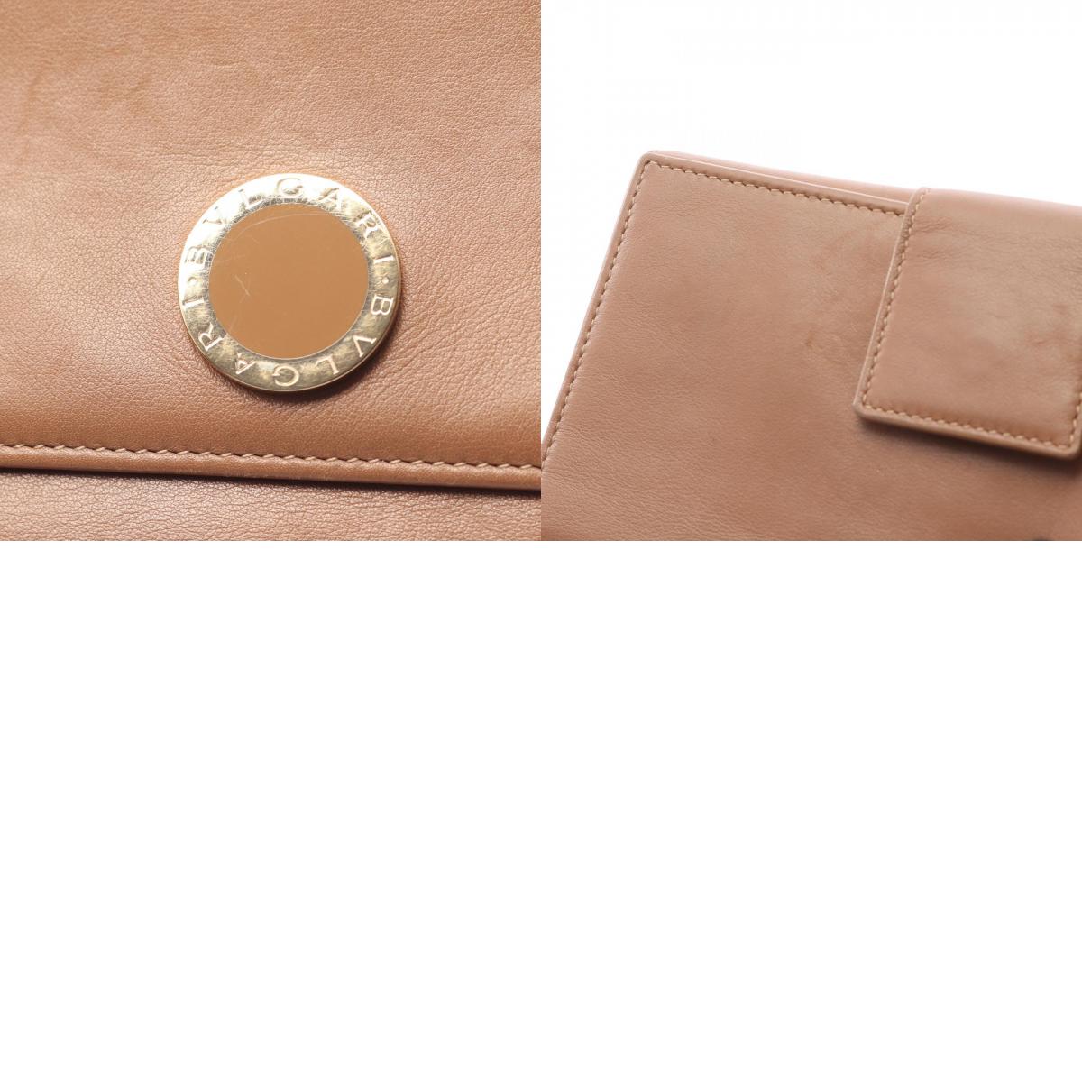 BVLGARI Colore Bi-Fold Long Wallet Brown