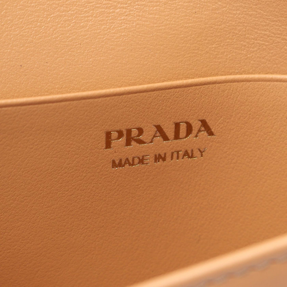 PRADA Crochet Traiango Beige Shoulder Bag
