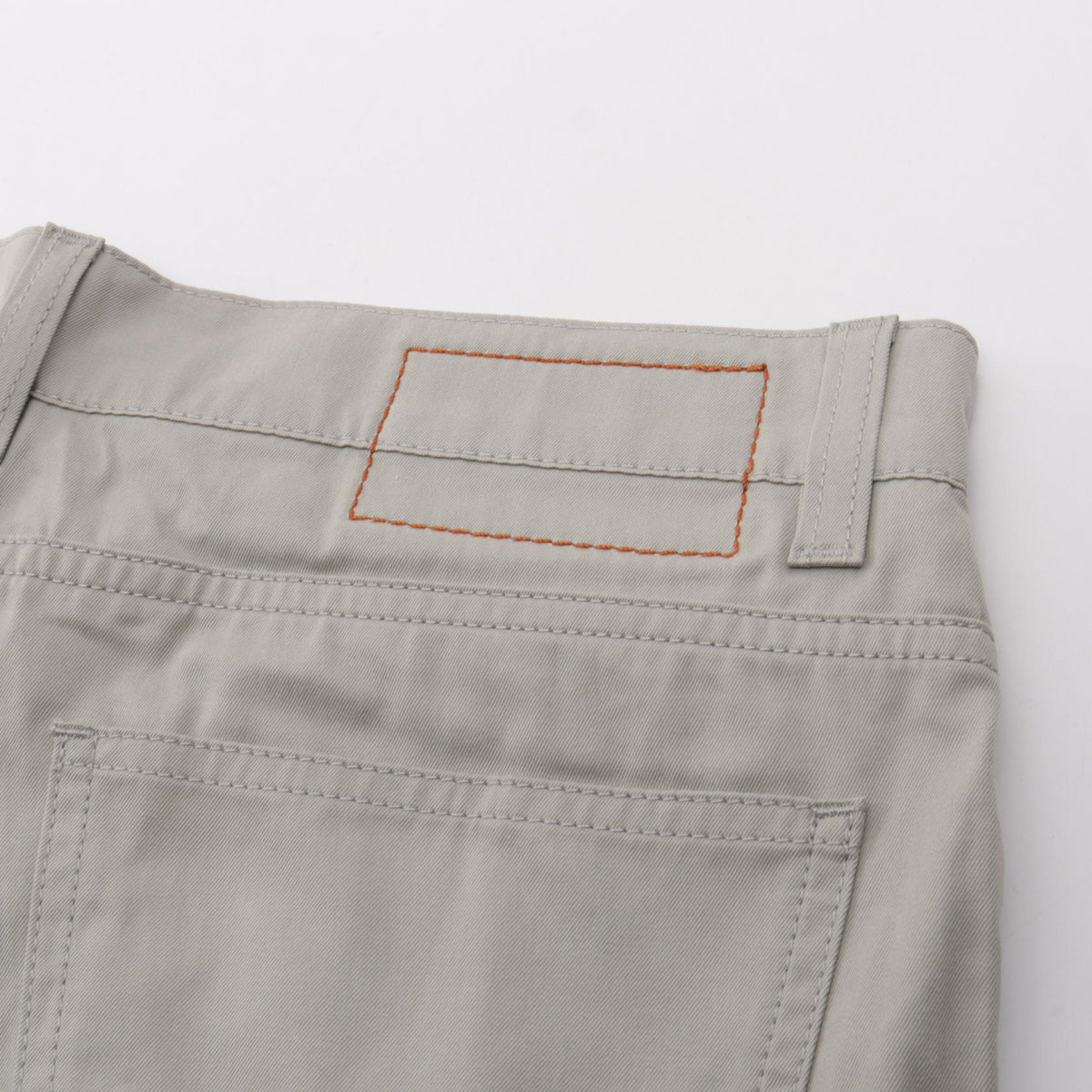 HERMES Gray Cotton Chino Pants Size 40