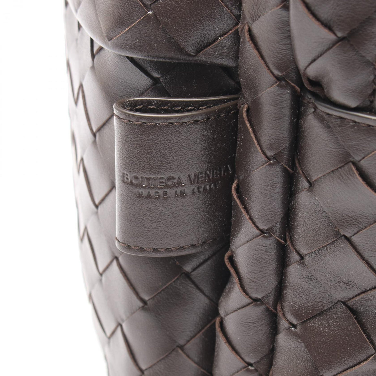 BOTTEGA VENETA Leather Backpack Brown