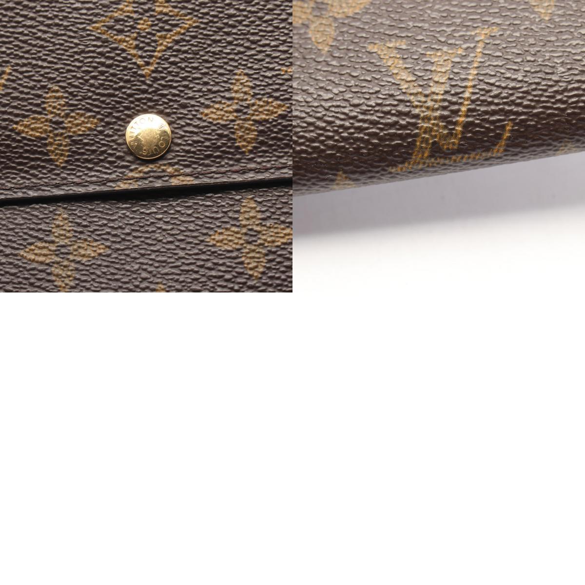LOUIS VUITTON Monogram Wallet Brown